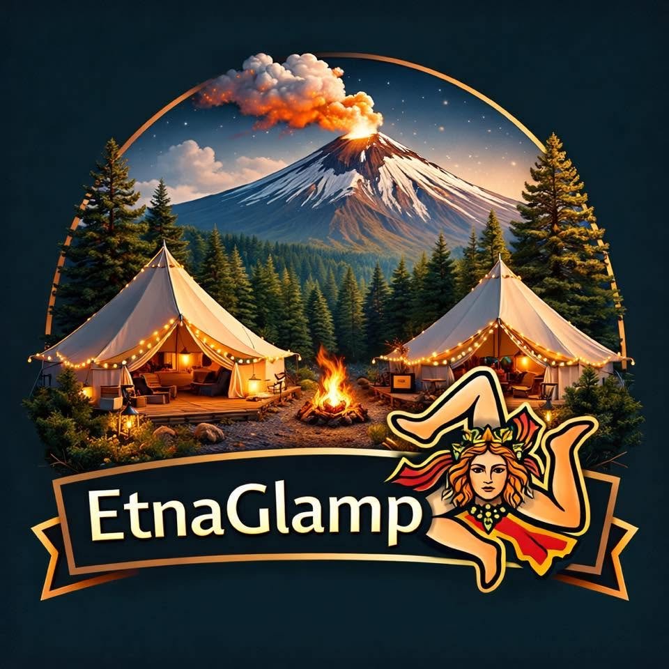 EtnaGlamp – namioty przy ognisku z widokiem na Etnę